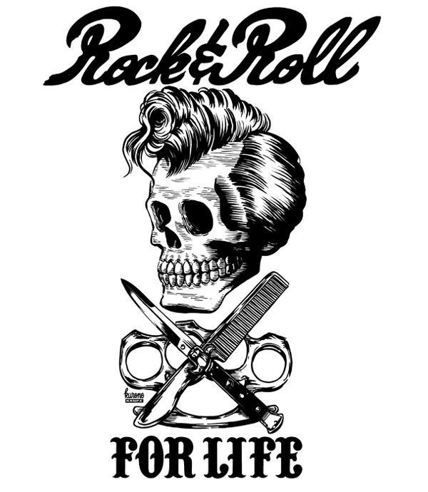 Pussy Pistols #rock #skull #n #roll