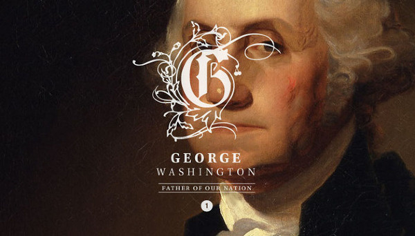 Branding the US Presidents Meg Jannott #george #washington #branding #typography