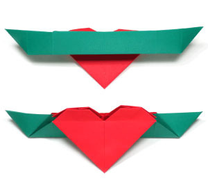How to make a heart origami boat (http://www.origami-make.org/howto-origami-heart.php)