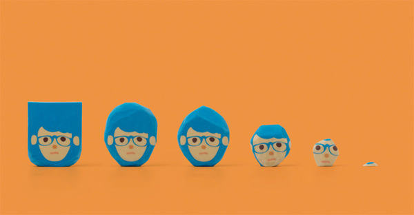 Rubber Barber #cut #rubber #wei #hair #eraser #lu #chen