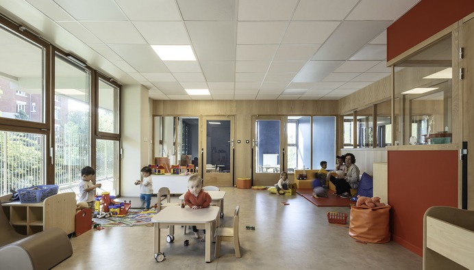 Max Jacob Nursery / Olivier Palatre architectes,© Luc Boegly