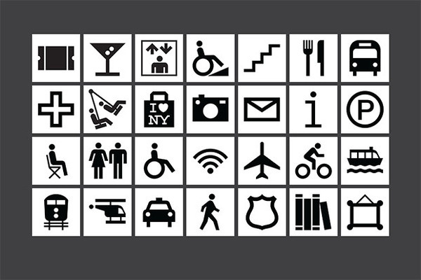 Icons designed by Pentagram for the program. #york #city #pentagrams #new