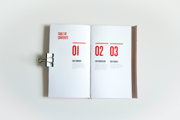 Heinz Annual Report: Streamline, Clean Typography