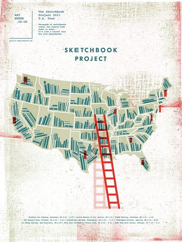The Sketchbook Project | Two Arms Inc. #usa #illustration #books