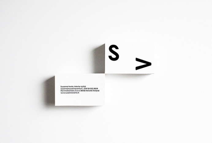 Susanna Vento by Werklig #logo #mark #symbol #monogram #business card