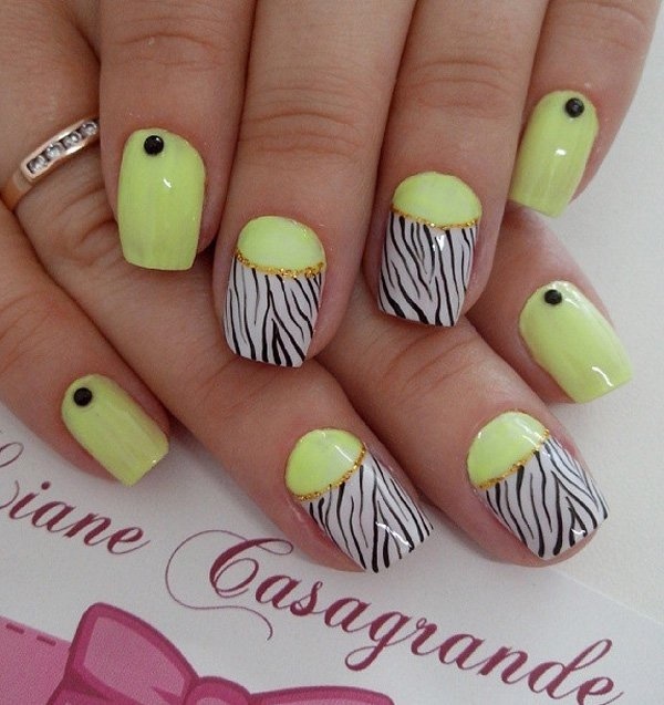 40 HALF MOON NAIL ART IDEAS