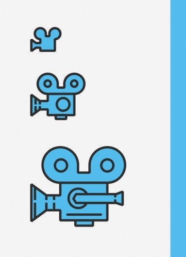 Tom Myers, Graphic Designer #movie #icon #camera #illustration #minimal