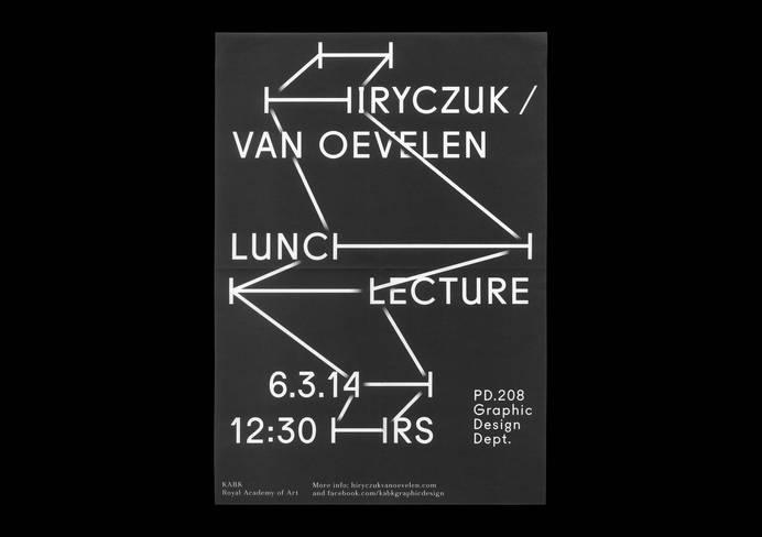 HIRYCZUK / VAN OEVELEN - Kasper Pyndt #poster #typography
