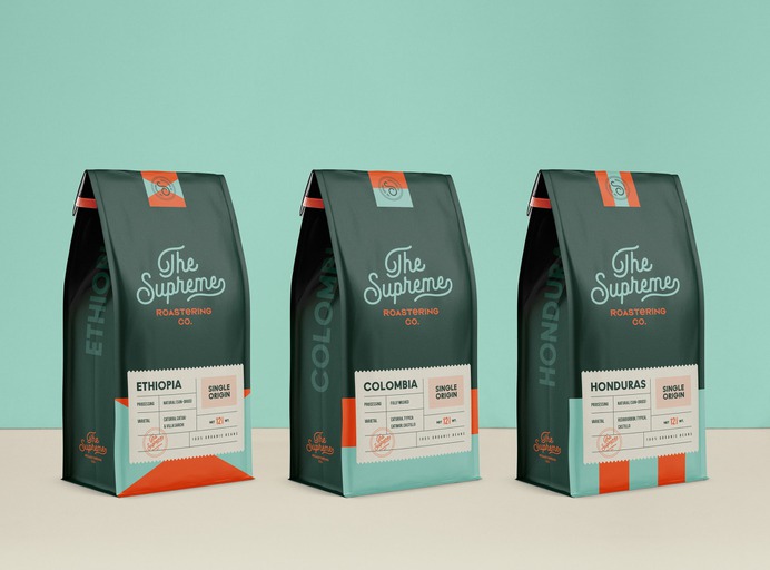 The Supreme Roastering Co. Branding - Mindsparkle Mag Marka Network with Creative Director Mustafa Akülker created a brand identity with a vintage and minimal approach for The Supreme Roastering Co. #identity #branding #design #color #photography #graphic #design #gallery #blog #project #mindsparkle #mag #beautiful #portfolio #designer