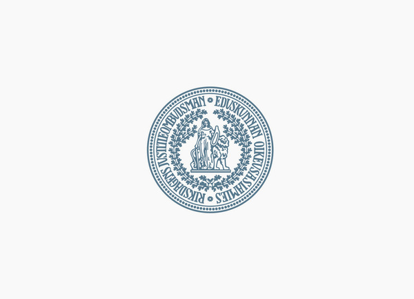 Logo revised by Werklig for The Parliamentary Ombudsman of Finland #parliament #emblem #illustration #vintage #heradlry #logo #werklig