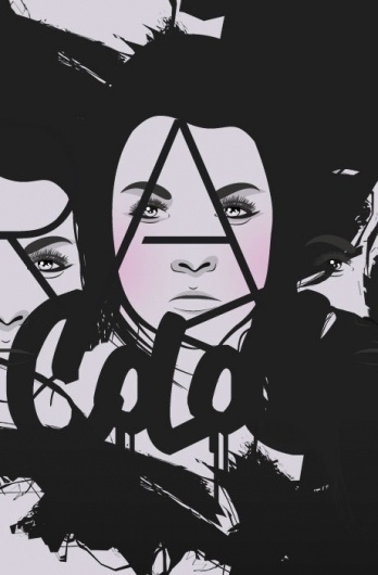 DNA on the Behance Network #digital #illustration #portrait