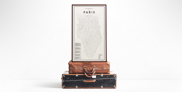 Ehrenstråhle #paris #travel #vintage #map