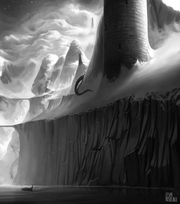 Land of Dragons - César Rosolino - http://rosolinocesar.blogspot.com.br #dragons #illustration #brasil #bauru