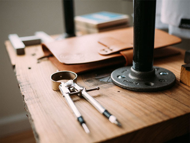 Hipster Office Stock Photos