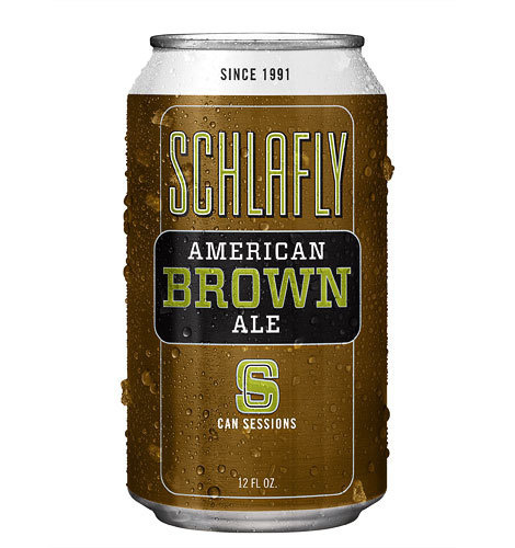 Schlafly Session Brown Can #packaging #beer #can #label