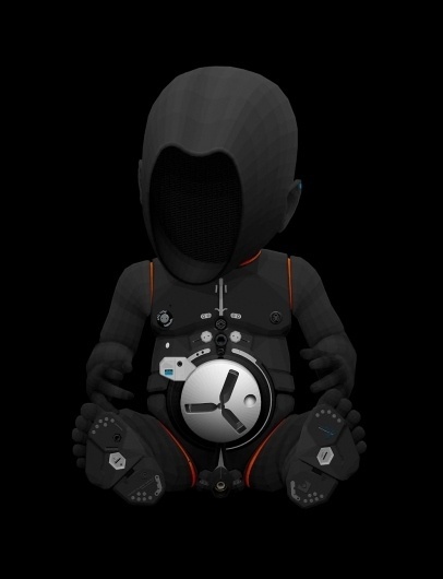Johnny Hardstaff #virtual #johnny #plastic #hardstaff #toy #baby #rendering