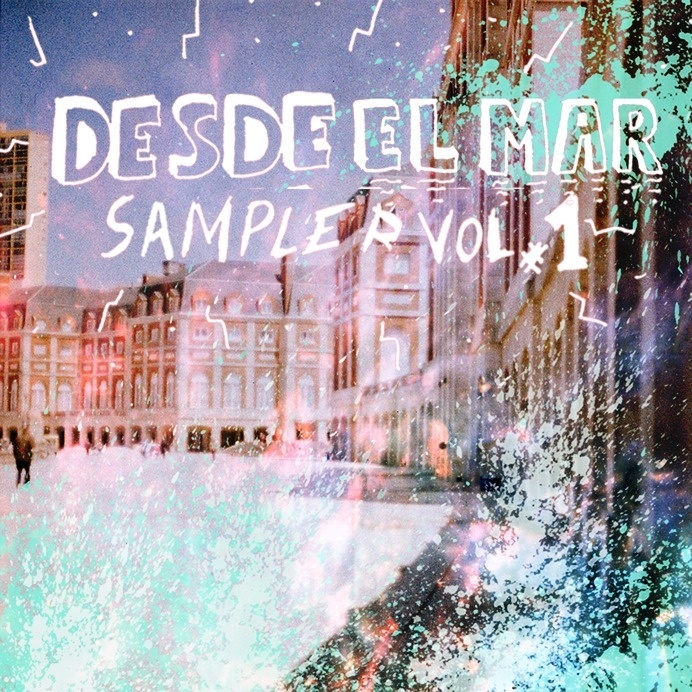 Cover Cd for Desde el Mar Label. Textures and filter in photo. Type created by hand. #plata #argentina #el #desde #del #label #indie #music #mar