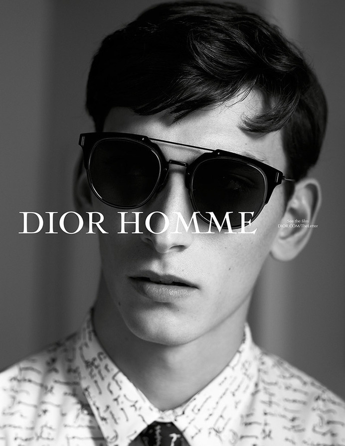 Dior Homme "The Letter" SS15 Campaign #fashion #portrait #dior