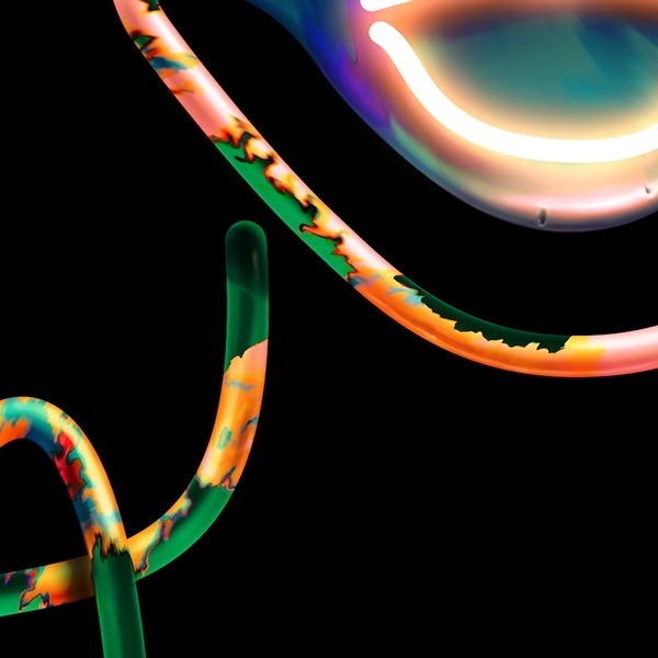L/4 on Behance #pattern #lights #material #illustration #art #kolotusha #neon