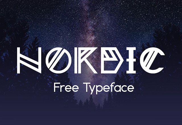 Nordic free Typeface
