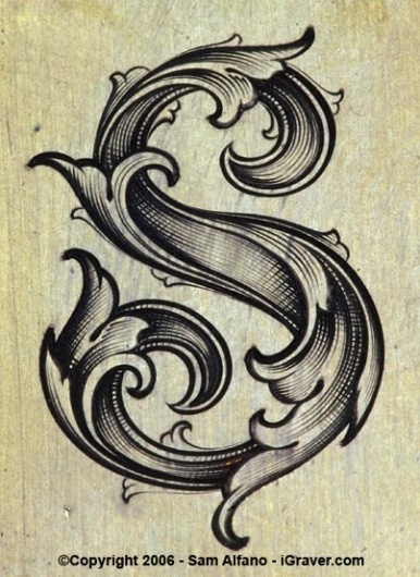 leaf_script-S.jpg (403×552) #illustration #script #typography