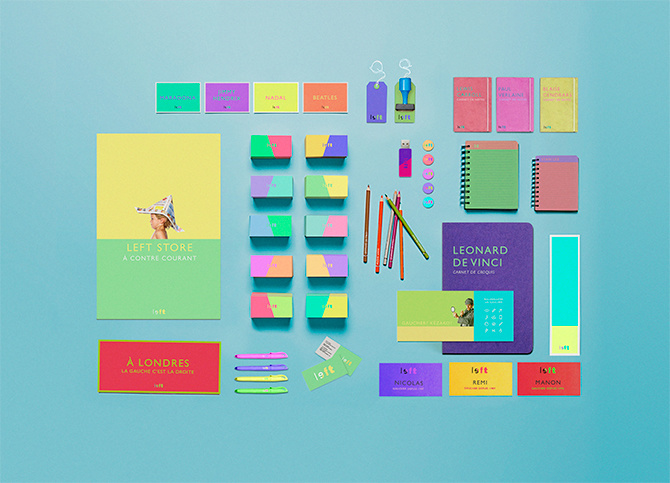 BRANDING / IDENTITY / DESIGN: chroniquedesign: Left:Â A concept shop for...