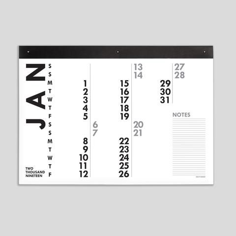 2019 XXL Calendar