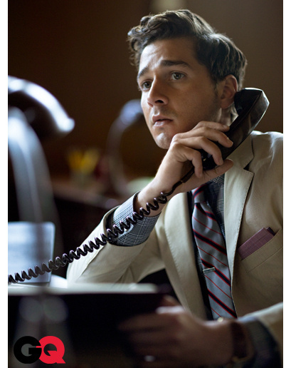 Shia LaBeouf Wall Street Photos #mens