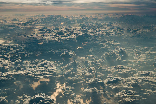 Sea of Clouds: Expansive Cloud Formations Over the Mediterranean and Caribbean Seas by Jakob Wagner #ocean #sun #clouds #aerial #birds #eye #fly #beautiful #view