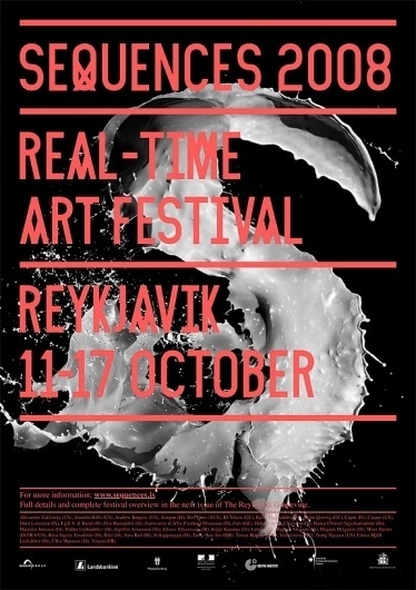 Sveinn Davíðsson — Sequences 2008 #type #poster #custom