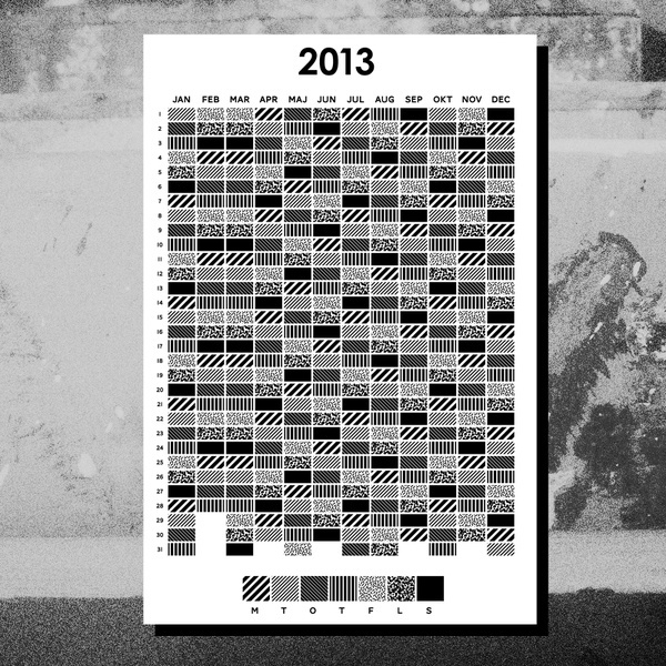 2013 Calendar #calendar #design #graphic