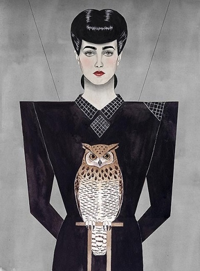 Paul X. Johnson — Lost At E Minor: For creative people #rachel #owl #bladerunner #illustration #x #johnson #paul