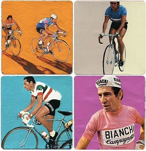 NÃ– Gallery | Rapha #straffon #james #art #paintings #cycling
