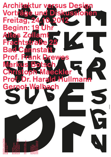 architecturevsdesign poster by burkhardthauke #kjbj
