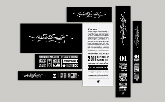 Ajándék Terminal identity « Kiss Miklos #design #graphic #branding #typography