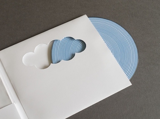 Russian Red. Over the rainbow on the Behance Network #cloud #design #graphic #case #music #cd