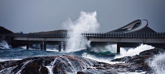 Dangerous and Beautiful Road - Atlantic Ocean Road, Norway. #atlanticoceanroad #Norway #travel #instatravel #instatraveling