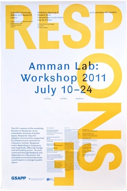 Rumors – Studio X Amman Workshop 2011 Poster #print #design #graphic #yellow #poster #typography