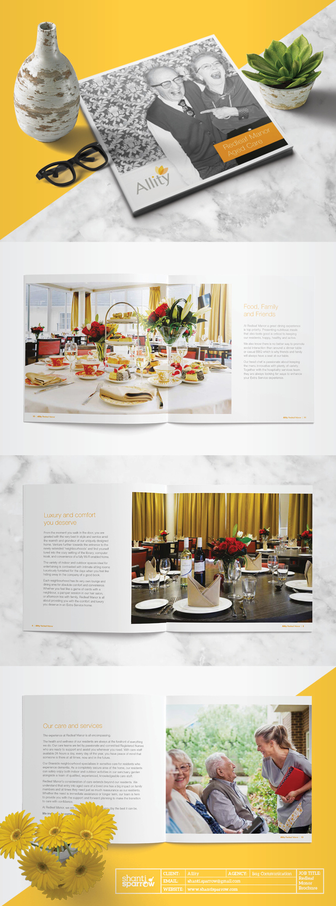 Design by Shanti Sparrow Client: Allity Project Name: Premium Brochure #Design #graphicdesign #layout #magazine #typography #branding #grap