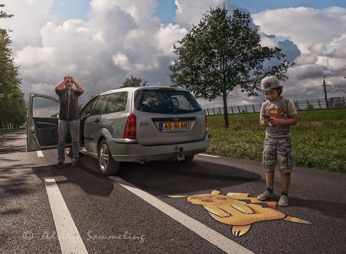 Hyperrealistic Composites and Digital Manipulations by Adrian Sommeling