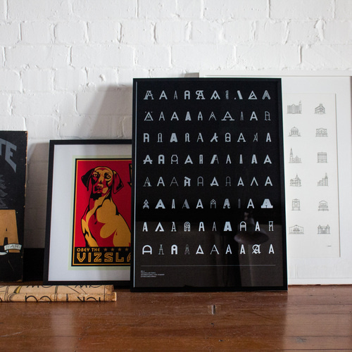 80A Print Ten Dollar Fonts #fonts #frame #print #black #typefaces #poster #art #obey
