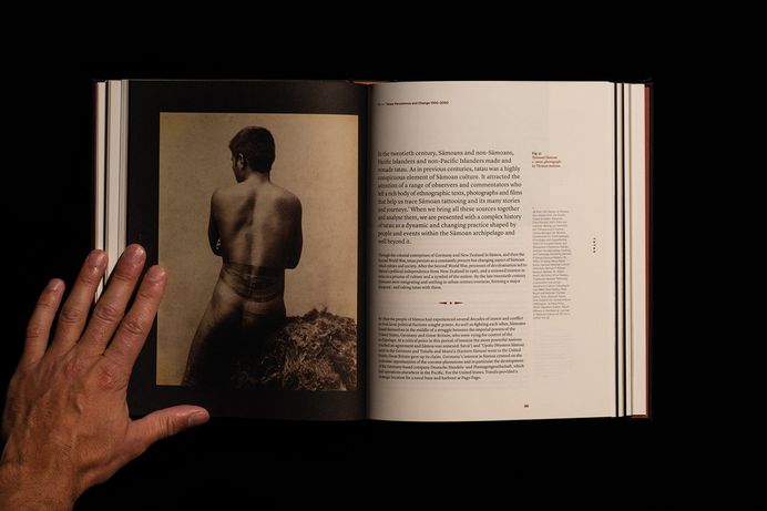 Book design by New Zealand-based studio Inhouse for Tatau, a publication on the history of Sāmoan tattooing