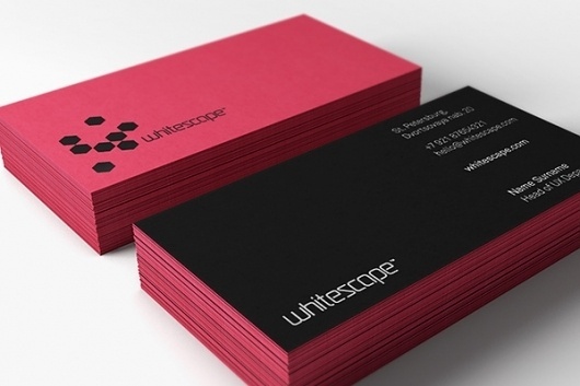 Whitescape - Corporate Identity on the Behance Network #business #cards #identity #branding