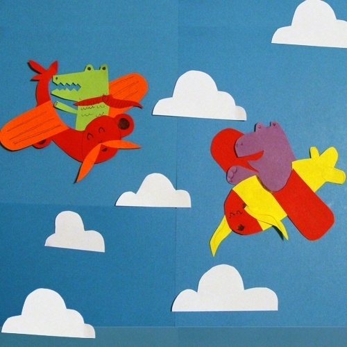 Design and Life #cut #out #illustration #collage #characters