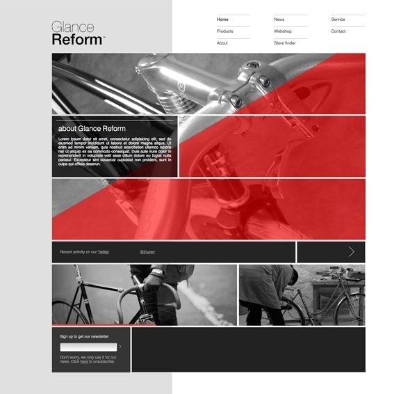 Glance Reform by Joost Huver #joost #reform #glance #design #huver #interface #webdesign #web