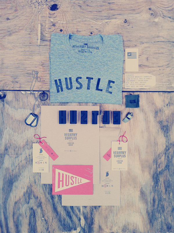 Neuarmy Surplus Limited Issue T shirt #packaging #print #branding