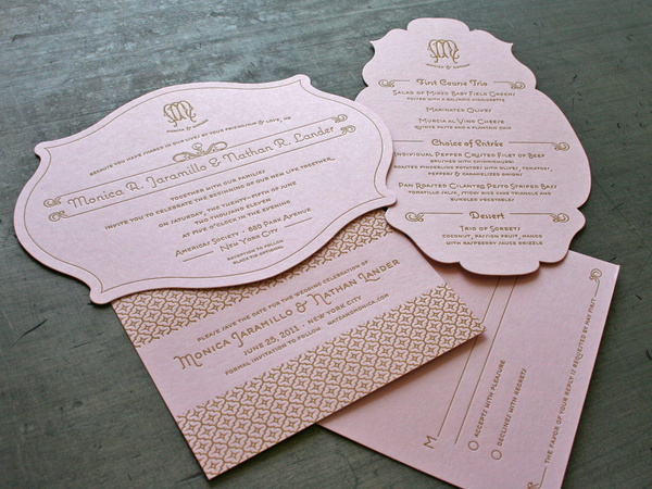 Custom Diecut Wedding Invitations « Beast Pieces #letterpress #diecut #on #invitations #fire #invites #studio #wedding