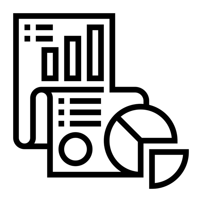 See more icon inspiration related to research, data, document, files and folders, business and finance, bar graph, pie chart, analysis and statistics on Flaticon.