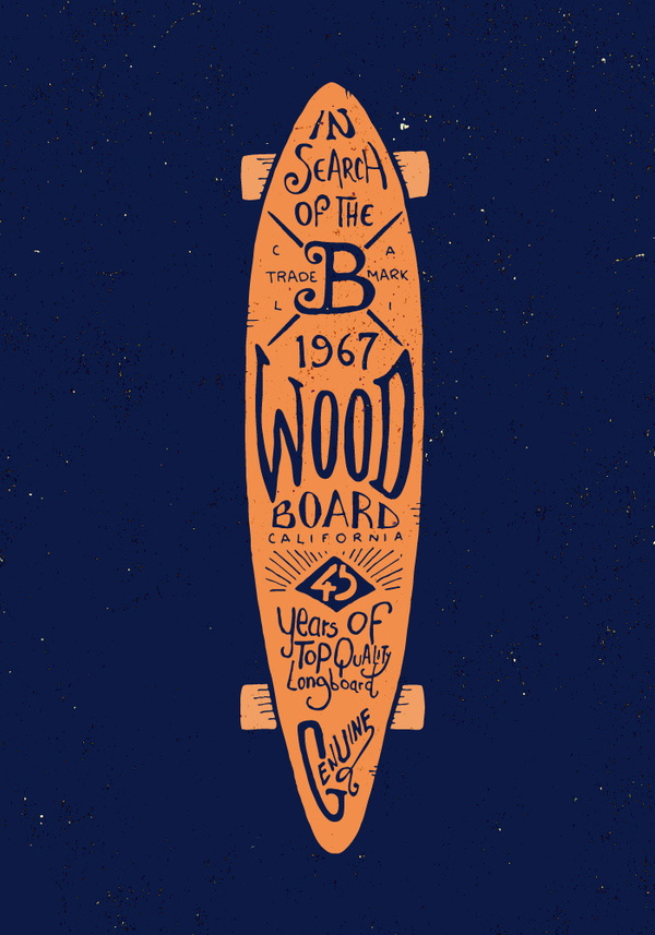 Graphic & hand-lettering boards #skateboard #longboard
