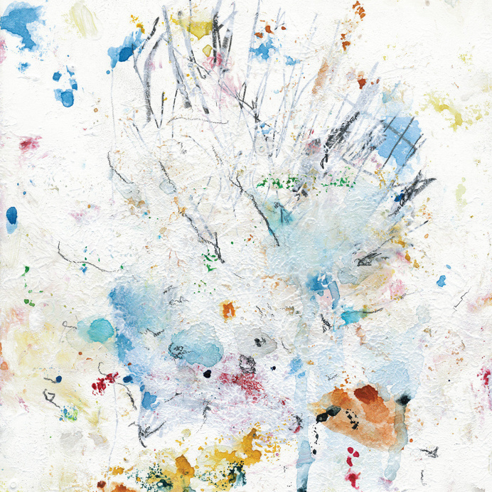 ghostly, music, painting, art, white, splatter, ink, drip, canvas